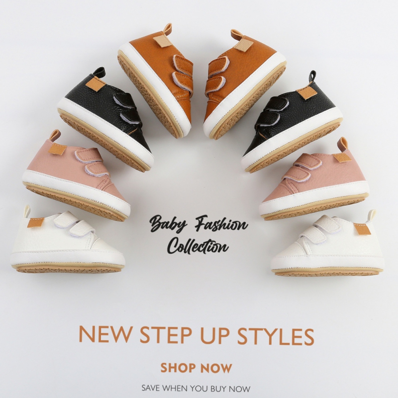 Giày đế mềm chống trượt thời trang cho bé