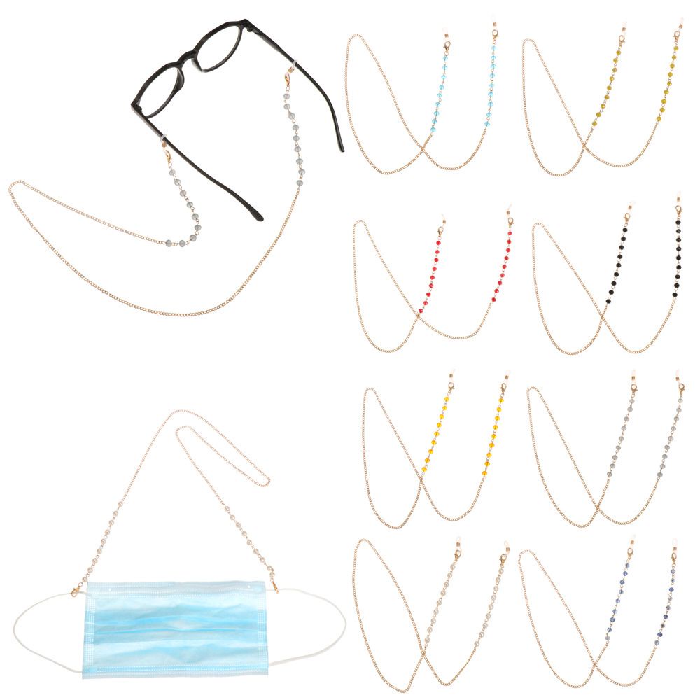 Dây đeo mắt kính bằng kim loại chống thất lạc thời trang cho nam và nữ