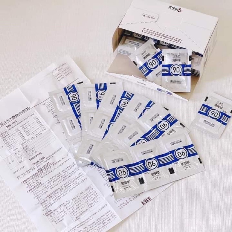 Set 6 Gói Lọc Phổi Bổ Phổi Tsumura Seihaito 90 Nhật Bản