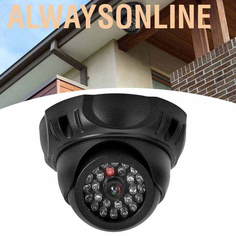 Mô Hình Camera An Ninh Quay 360 Độ Có Đèn LED