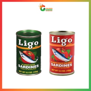 Cá Mòi Sốt Cà Ligo 2 Vị Mỹ 155g - 425g