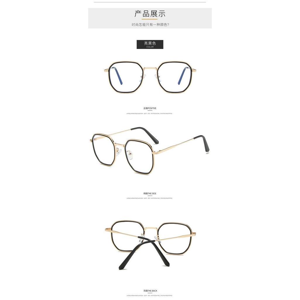 Mắt kính gọng vuông chống bức xạ thiết kế thời trang cho nữ