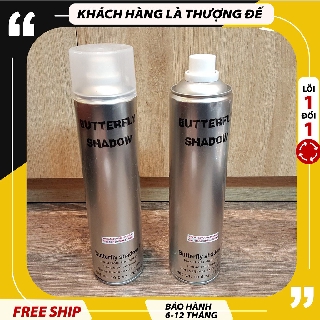 Gôm xịt tóc tạo kiểu Butterfly Shadow 600ml, Gôm xịt tóc tăng độ cứng, tạo kiểu giữ nếp cực lâu