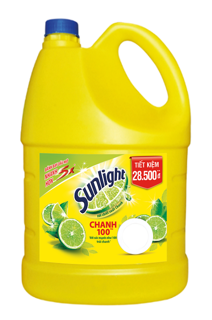 Nước rửa chén Sunlight chanh 3.8kg