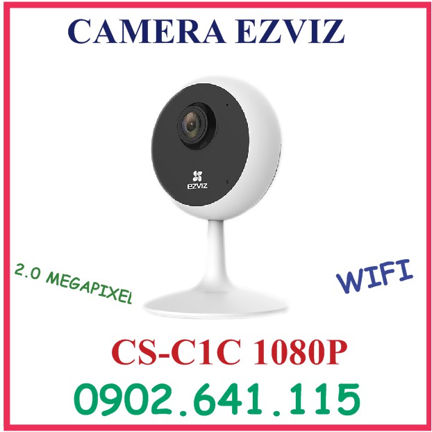 CAMERA EZVIZ C1C 1080P (MÃ MỚI CS-C1C-B (1080P,H.265)
