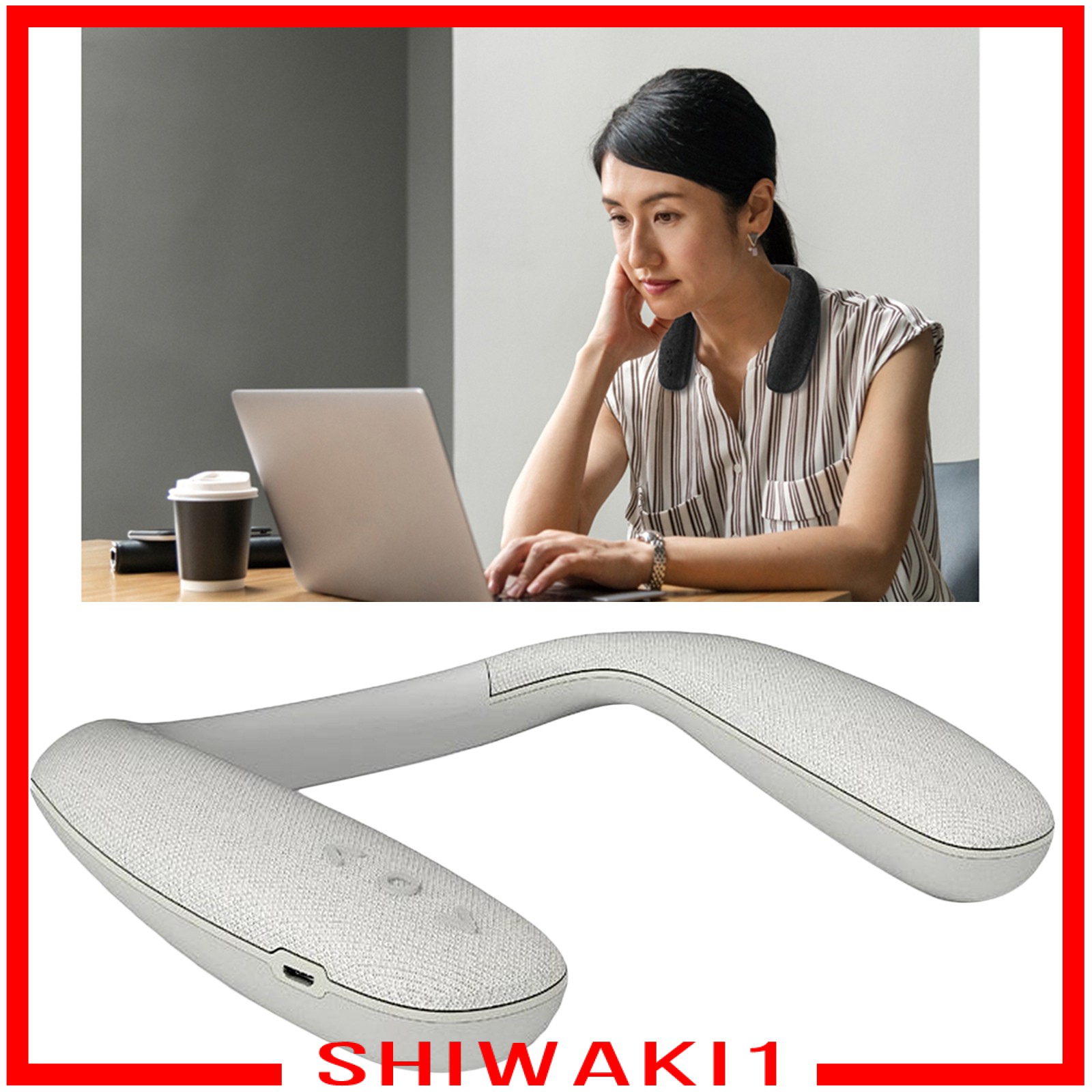 Set Tai Nghe Bluetooth Nhét Tai 600mah Shiwaki1 Kèm Phụ Kiện