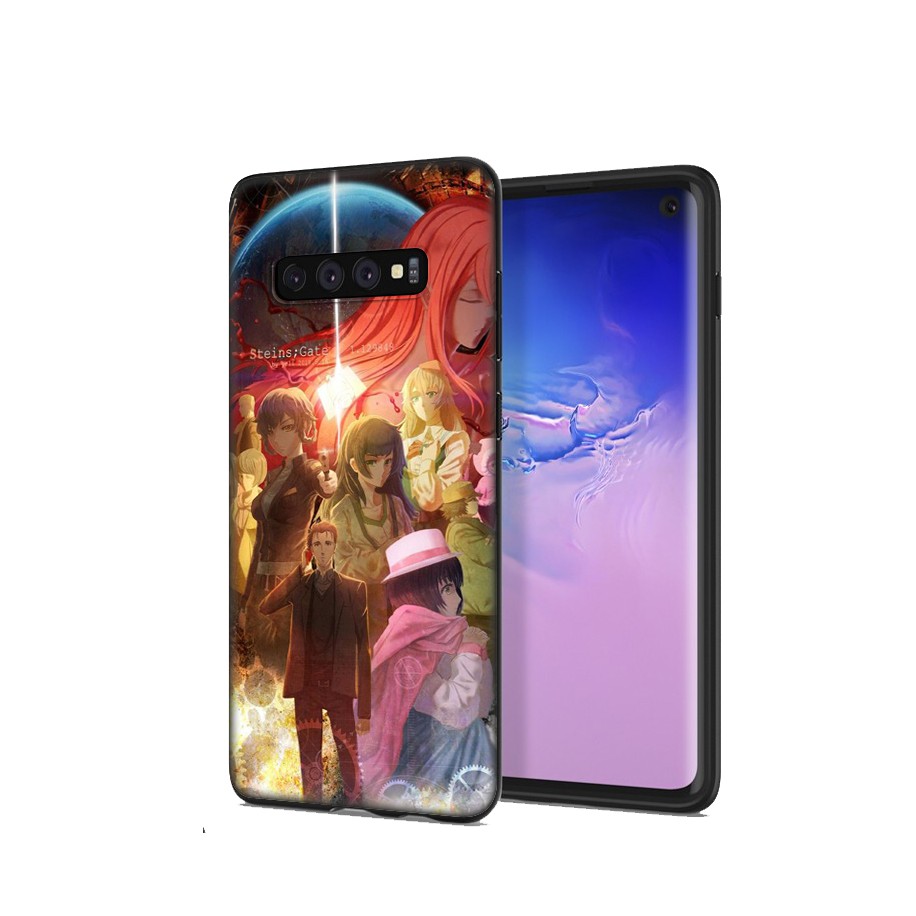 Samsung Galaxy S10 S9 S8 Plus S6 S7 Edge S10+ S9+ S8+ Casing Soft Case 116LU Steins;Gate Anime mobile phone case