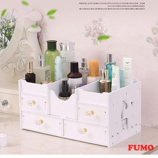 Tủ đựng mỹ phẩm mini kệ đựng đồ trang điểm đa năng 3 tầng cao cấp FUMO SP010