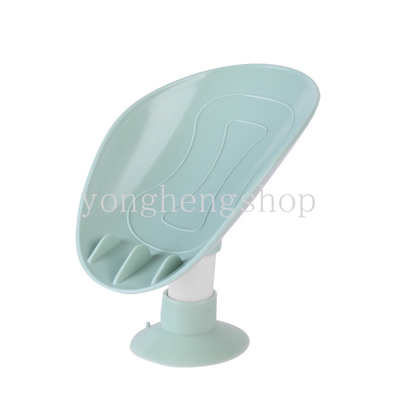 Giá Đỡ Xà Phòng Hình Chiếc Lá Có Giác Hút Gắn Tường Không Cần Đục Lỗ Thoát Nước Dành Cho Nhà Bếp Nhà Tắm