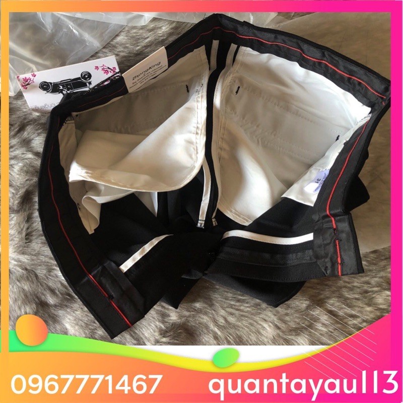 Quần tây nam, Quần Âu Nam Đẹp Kiểu Dáng Ôm Body Hàn Quốc Vải Mịn Co Dãn Chống Nhăn Không Bai Màu