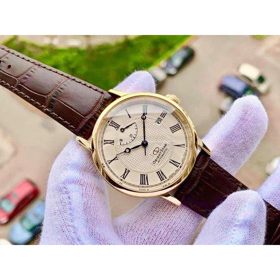 Đồng hồ nam Orient Star Elegant RE-AU0001S00B - MADE IN JAPAN  - Máy Automatic cơ - Kính Sapphire