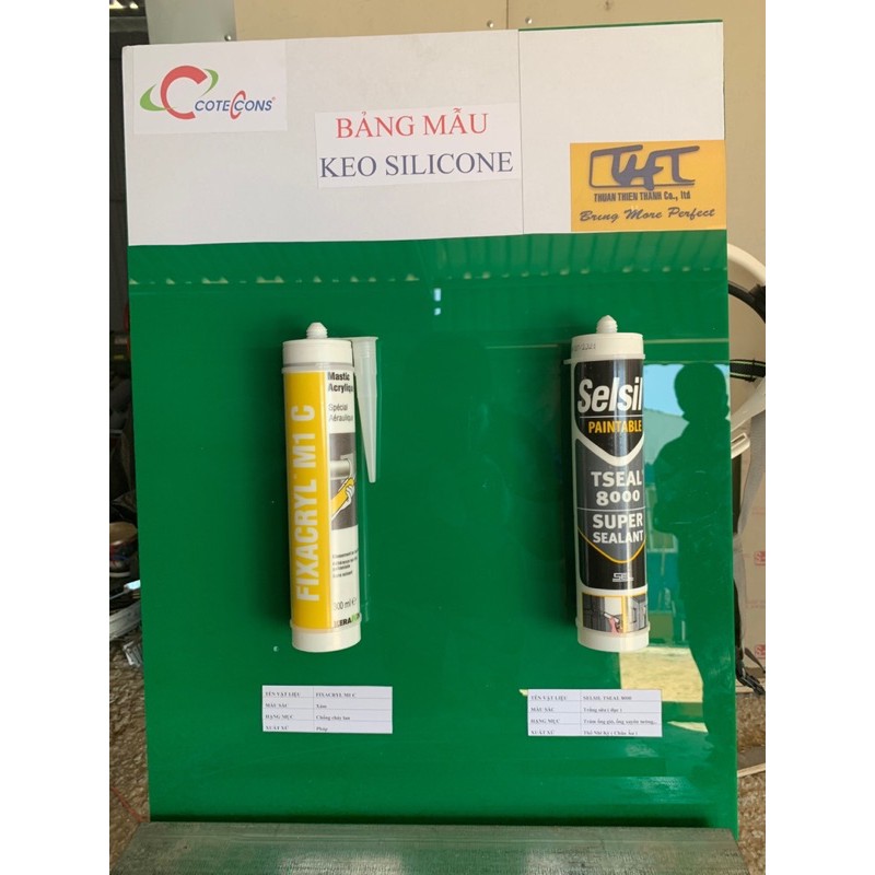 Keo trám tường và khe nứt chống thấm có thể Sơn phủ được. Chất trám Selsil TSEAL 8000 300ml. Nhập khẩu Thổ Nhĩ Kì