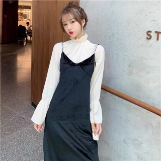 [ ORDER ] Set áo yếm + áo tay dài