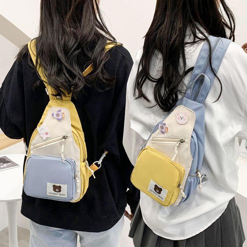 Túi Đeo Chéo Trước Ngực Đa Năng Phong Cách Thời Trang Hong Kong Mới Cho Nữ