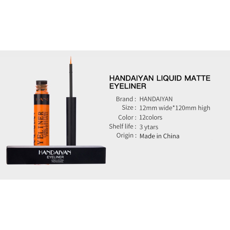 [Hàng mới về] Phấn mắt dạng lỏng HANDAIYAN màu lì lâu trôi