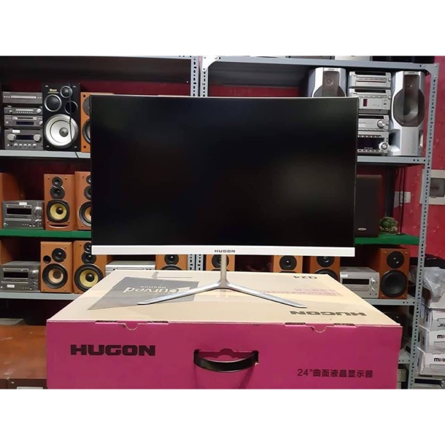 Màn Hình Hugon 24ich mã Q24 new box cong full viền 75hz bh 6 tháng | BigBuy360 - bigbuy360.vn