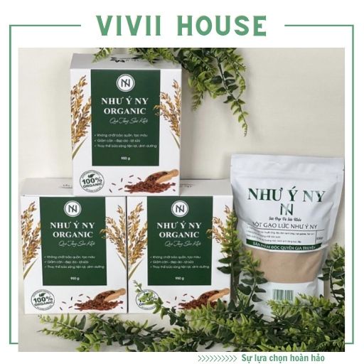 Bột gạo lứt Như Ý NY Organic giảm cân - lợi sữa an toàn, hiệu quả