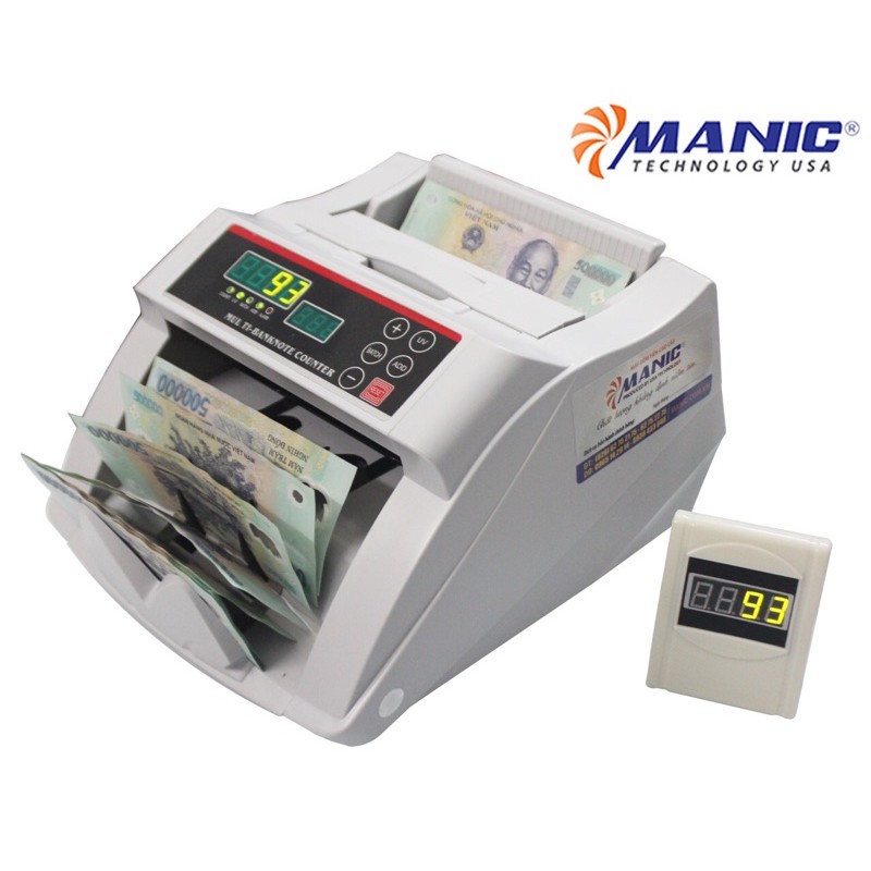 MÁY ĐẾM TIỀN MANIC B-1218