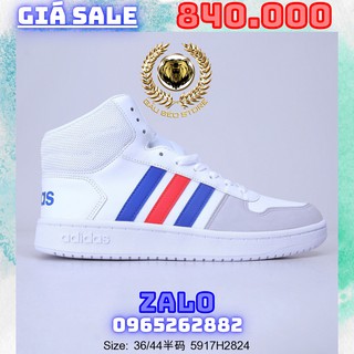 Giày outlet sneaker _adidas neo hoops 2.0 mid msp: phong cách order + freeship ➡️ gaubeostore.shop