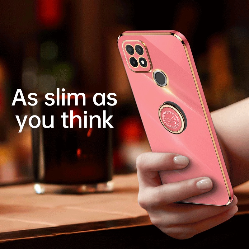 Ốp Điện Thoại TPU Mềm Mạ Điện 6D Cho OPPO Realme C25 C25S C12