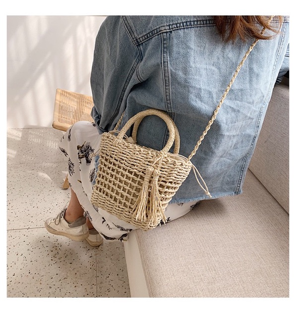 TÚI CÓI ĐI BIỂN PHONG CÁCH HÀN QUỐC SIÊU XINH (Ảnh thật ở cuối) T17 | BigBuy360 - bigbuy360.vn