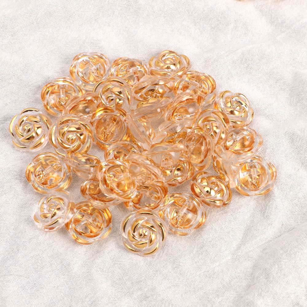 YIYU Set 100 Hoa Hồng Vải May Vá