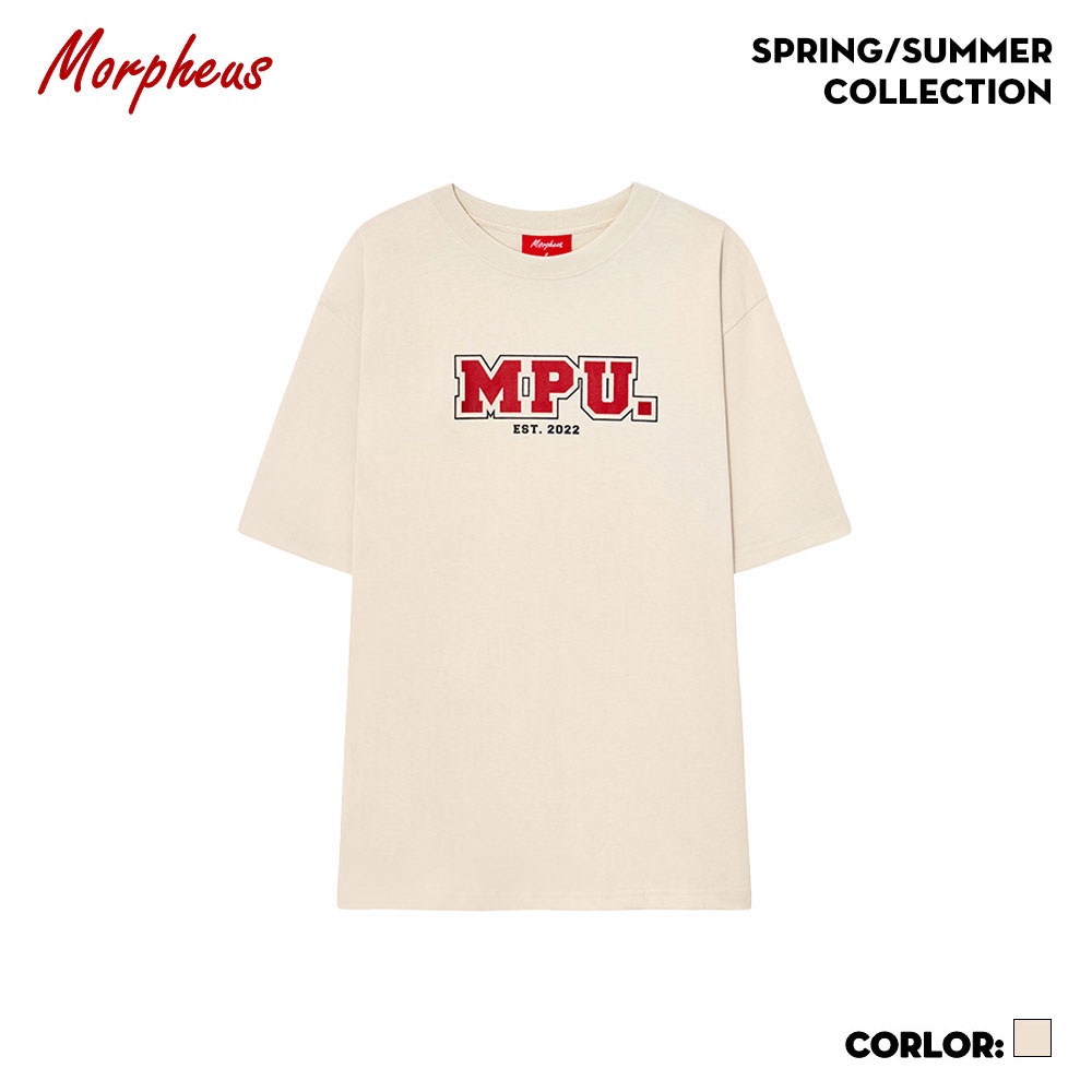 Áo Thun Unisex Morpheus màu BE 100% Cotton - Local Brand Chính Hãng