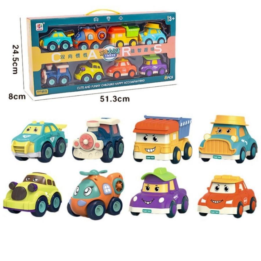 Bộ 6 xe ô tô đồ chơi Biệt đội Poli Robocar biến hình