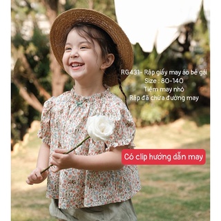 Rg431_rập giấy may áo bé gái