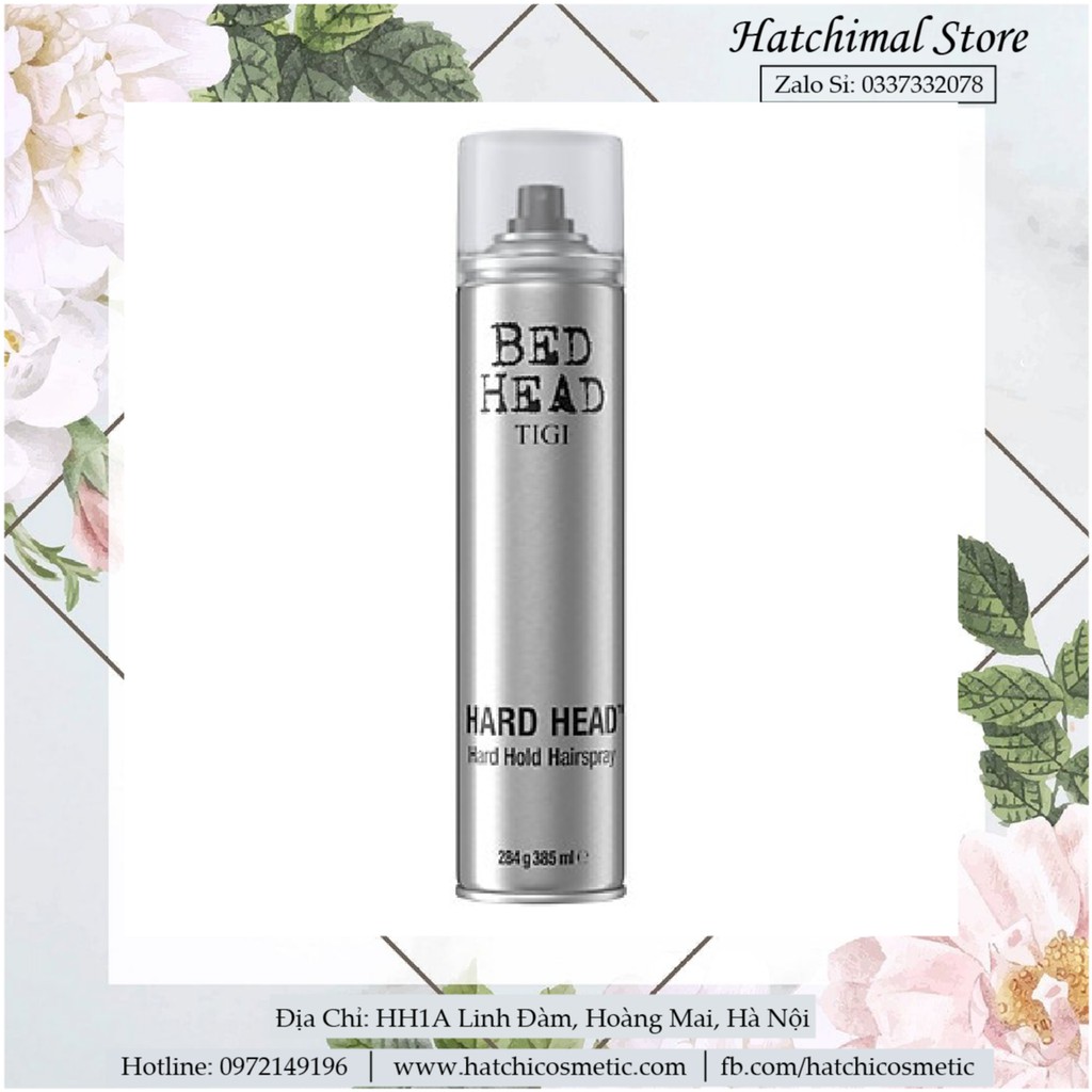 [Tigi] Gôm Xịt Tóc Tigi Bedhead Xịt Siêu Cứng Hard Head 385g HC262