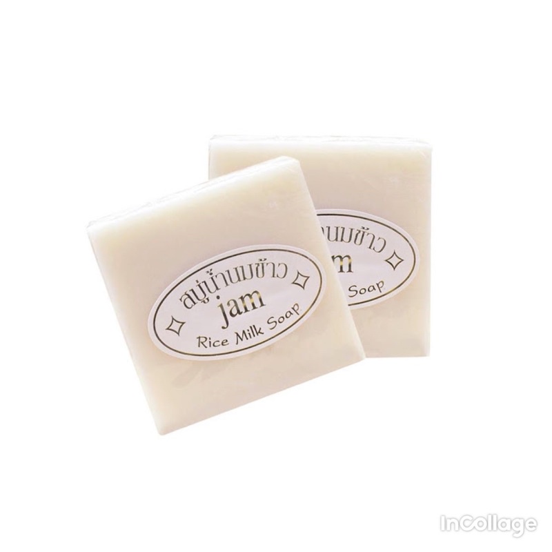 Xà phòng tắm Sữa Cám Gạo Thái Lan JAM RICE MILK SOAP 50g