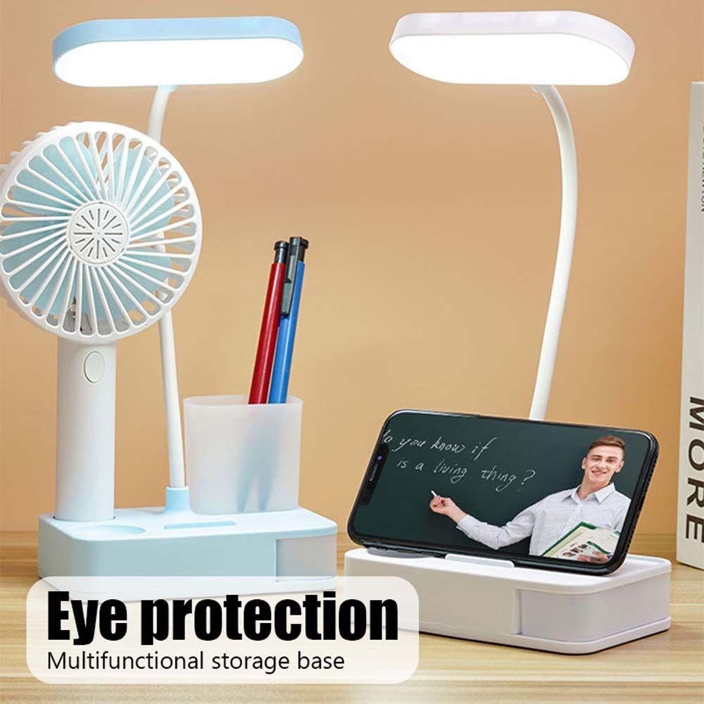 Đèn Led Để Bàn Gấp Gọn Đa Năng Bảo Vệ Mắt Kèm Giá Đỡ Bút Tiện Dụng