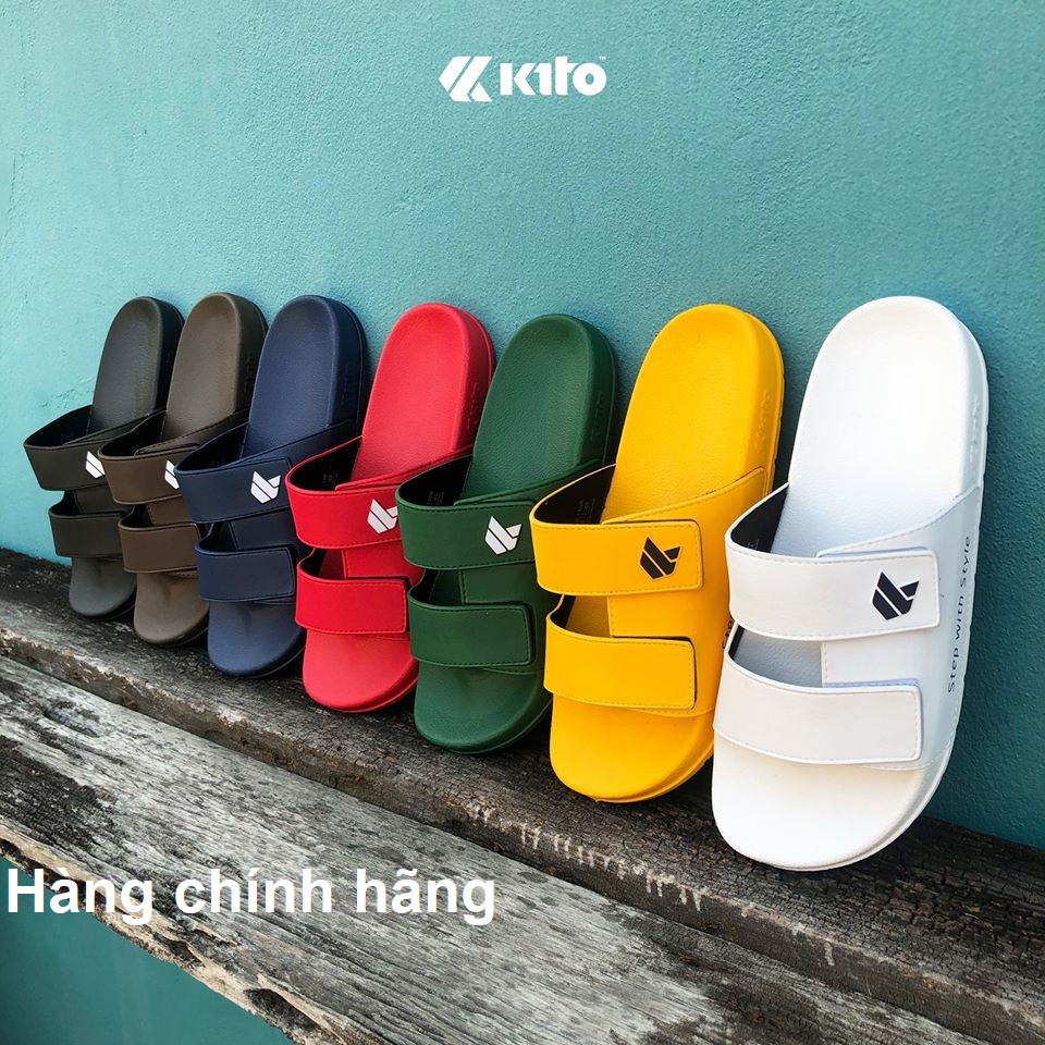 ▥☁Dép Thái Lan Kito AH61 chính hãng quai ngang nam nữ, siêu nhẹ, êm chân, chất liệu nhựa mềm an toàn