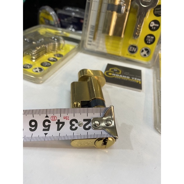 Mất chìa khóa thay Lõi khoá cửa tay gạt Yale, ruột khoá cửa Yale 7x3.2cm, 5 chìa vi tính