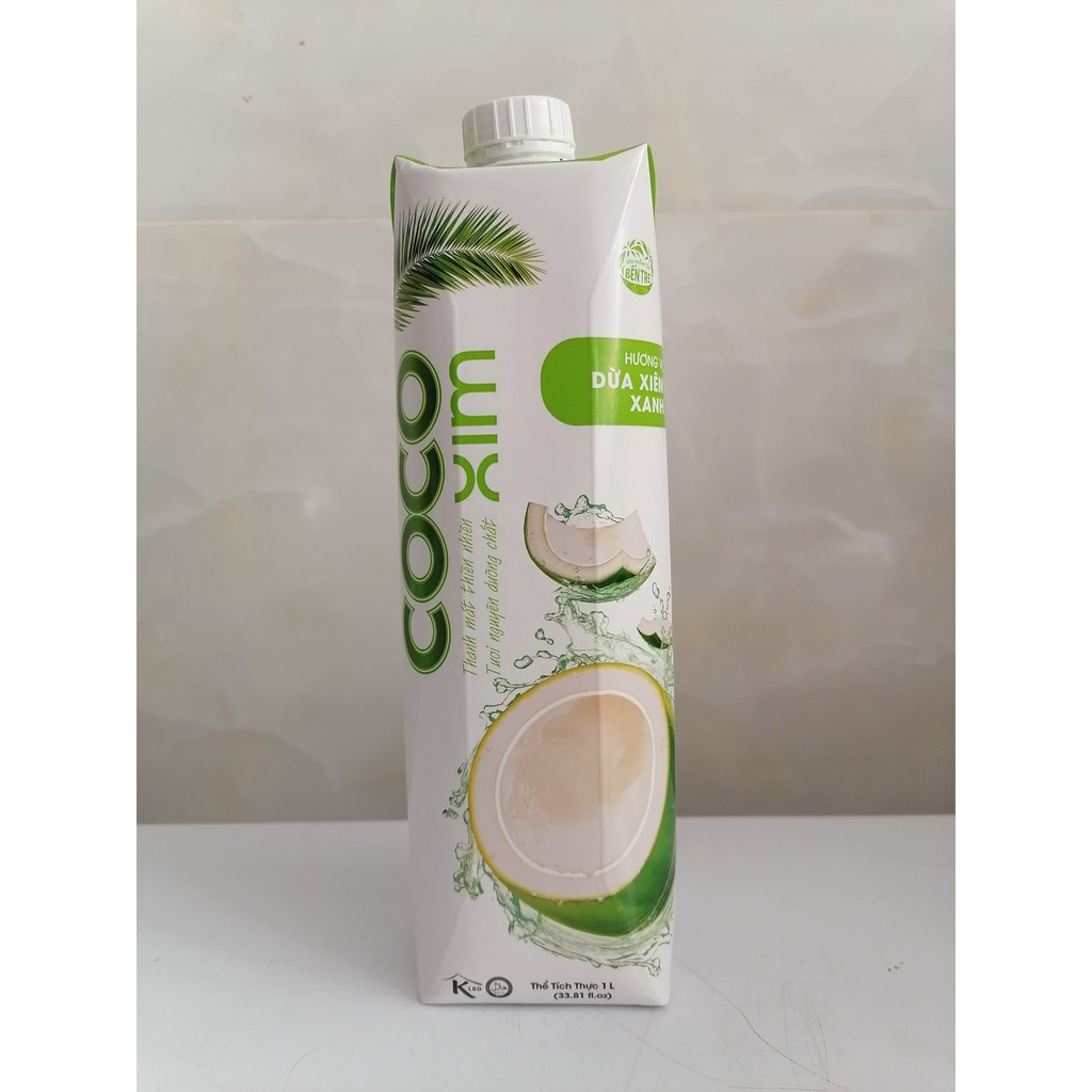 [Hộp 1 Lít] NƯỚC DỪA XIÊM XANH Cocoxim [VN] BETRIMEX Coconut Water Original (halal) (bph-hk)