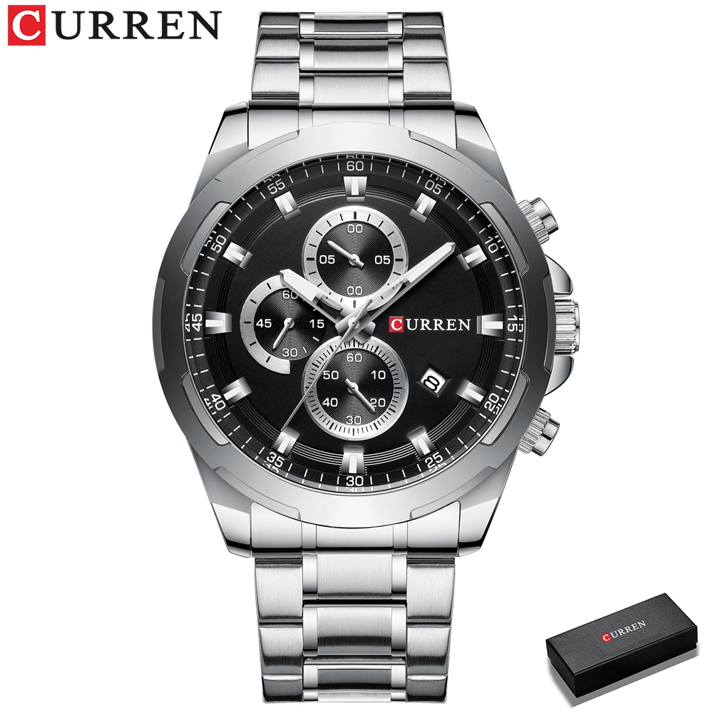 Đồng hồ CURREN 8354 thạch anh bằng thép không gỉ chất lượng cao