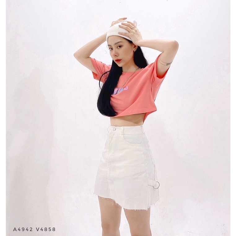 Áo phông rộng, áo phông Smoking dáng ngắn Jealous Product 4942