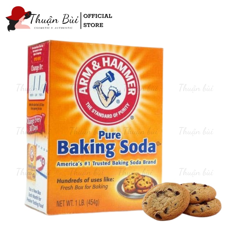 Bột Baking Soda Đa Công Dụng 454Gram Nhập Khẩu Mỹ Bột nở đa năng khử mùi, diệt khuẩn, tẩy rửa, chăm sóc da, bột làm bánh