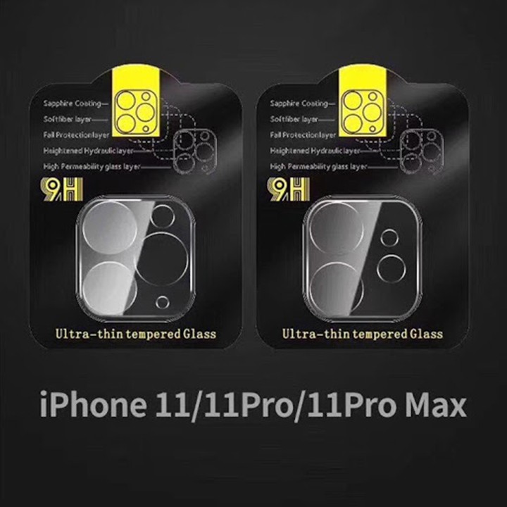 cường lực CAMERA IPHONE 11( 5.8) /11 Pro(6.1) /11Pro Max (6.5) /12mini (5.4)/ 12 Pro(6.1)/ 12 pro Max  chống xước