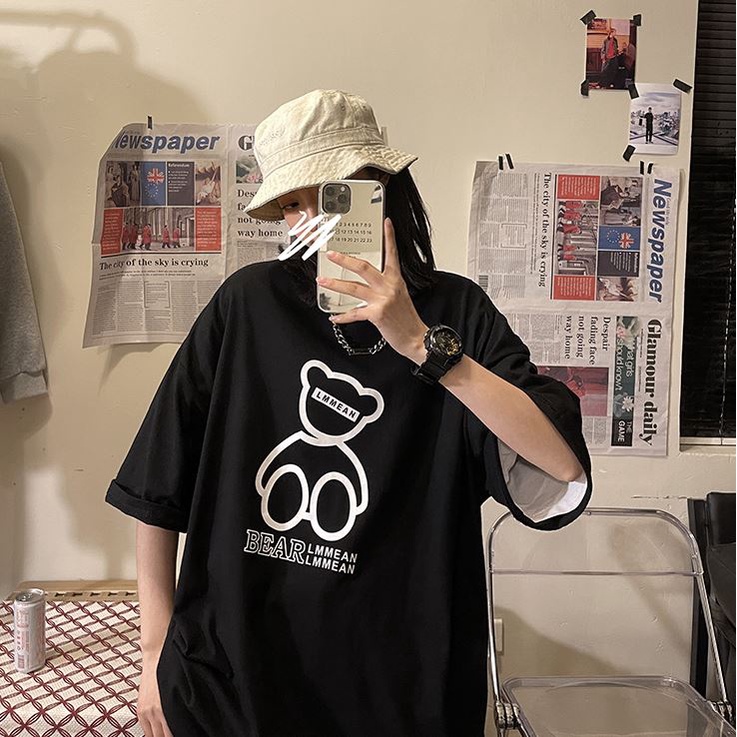 Áo thun tay lỡ nam nữ, áo phông unisex form rộng oversize D135 | BigBuy360 - bigbuy360.vn