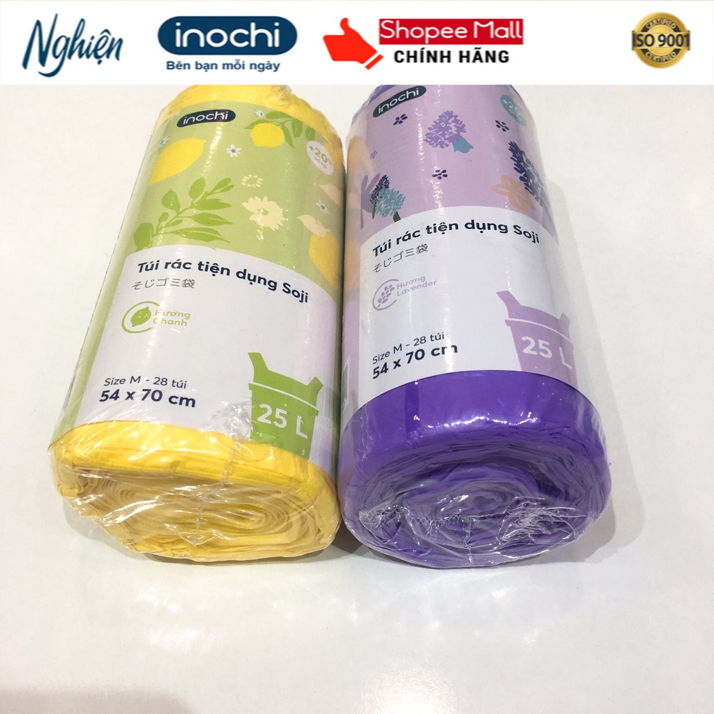 Túi rác tiện dụng Soji Hương Chanh, Hương Lavender Size S, M, L