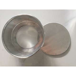 Khuôn nhôm tròn đế rời - cao 10cm, đường kính 12cm