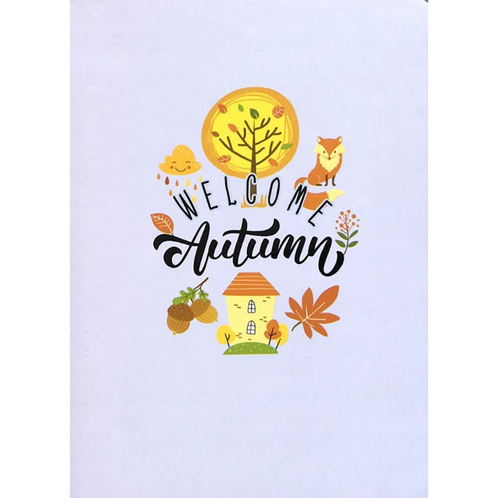 Notebook - Welcome Autumn (Khổ 13 x 18 Cm)
