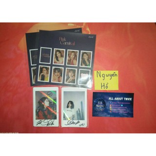 CÓ SẴN THẺ ẢNH PHOTOCARD APINK EUNJI HAYOUNG 10TH ANNIVERSARY OFFICIAL CARD GOODS OFF PTC STICKER PINK CARNIVAL POLAROID
