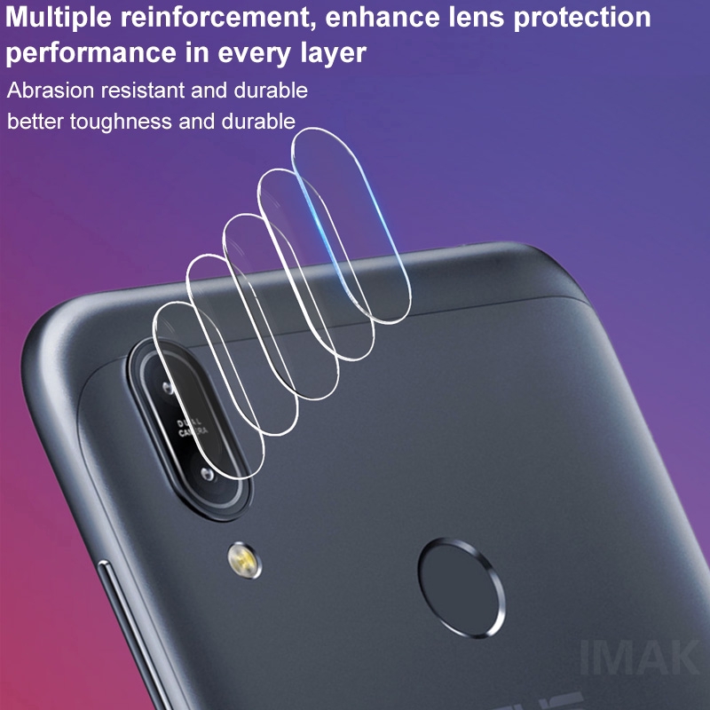 iMak Asus Zenfone Max Pro M1 ZB601KL ZB602K X00TD Camera Lens Film Tempered Glass Screen Protector Protective Films