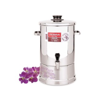 Thùng nước inox304 Zebra Thái Lan 17.8L-28cm có vòi gạt-114028