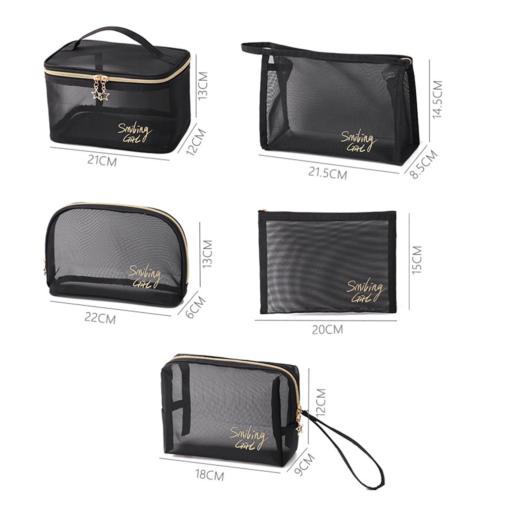 Túi Lưới Đựng Đồ Trang Điểm Thời Trang Cho Nam Nữ Ốp