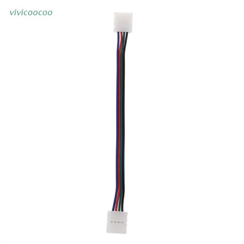 (Hàng Mới Về) Dây Nối Đèn Led 4 Pin 10mm 17cm Rgb Cho Dây Đèn Led 5050