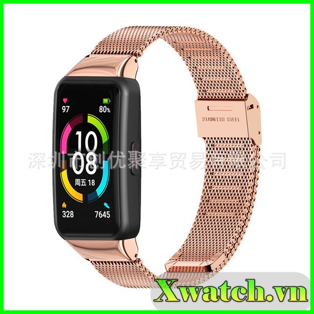 Dây đeo kim loại thép không gỉ Huawei Band 6 / Honor Band 6
