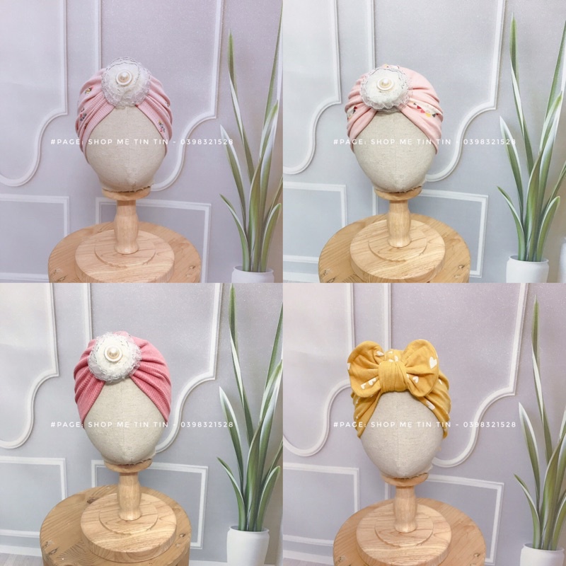 Mũ turban mẫu mới cho bé [6m-2y]